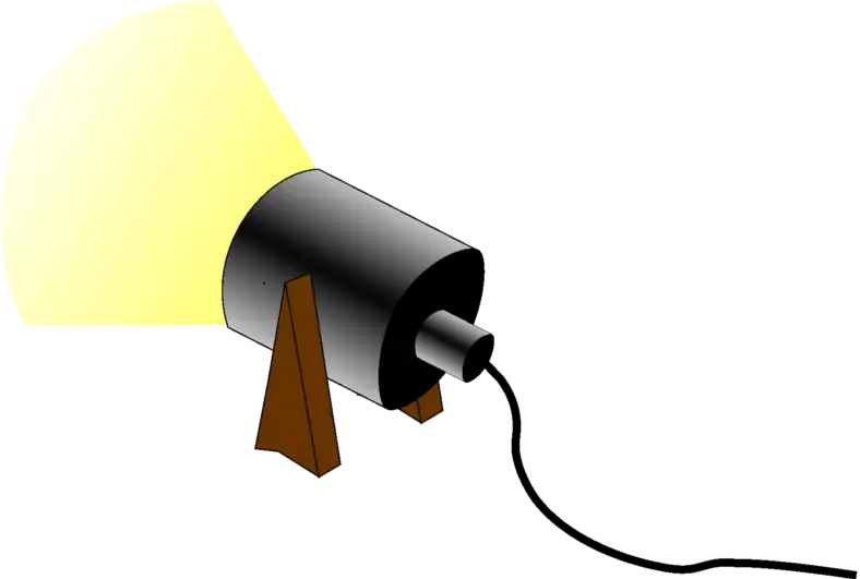 Projector Light on Stand