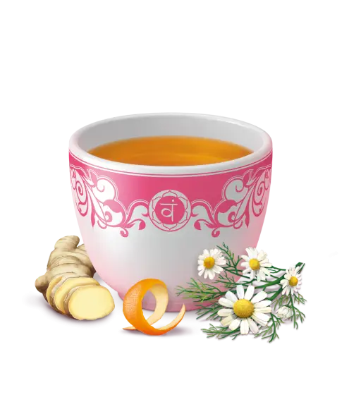 Herbal Tea with Ginger and Chamomile