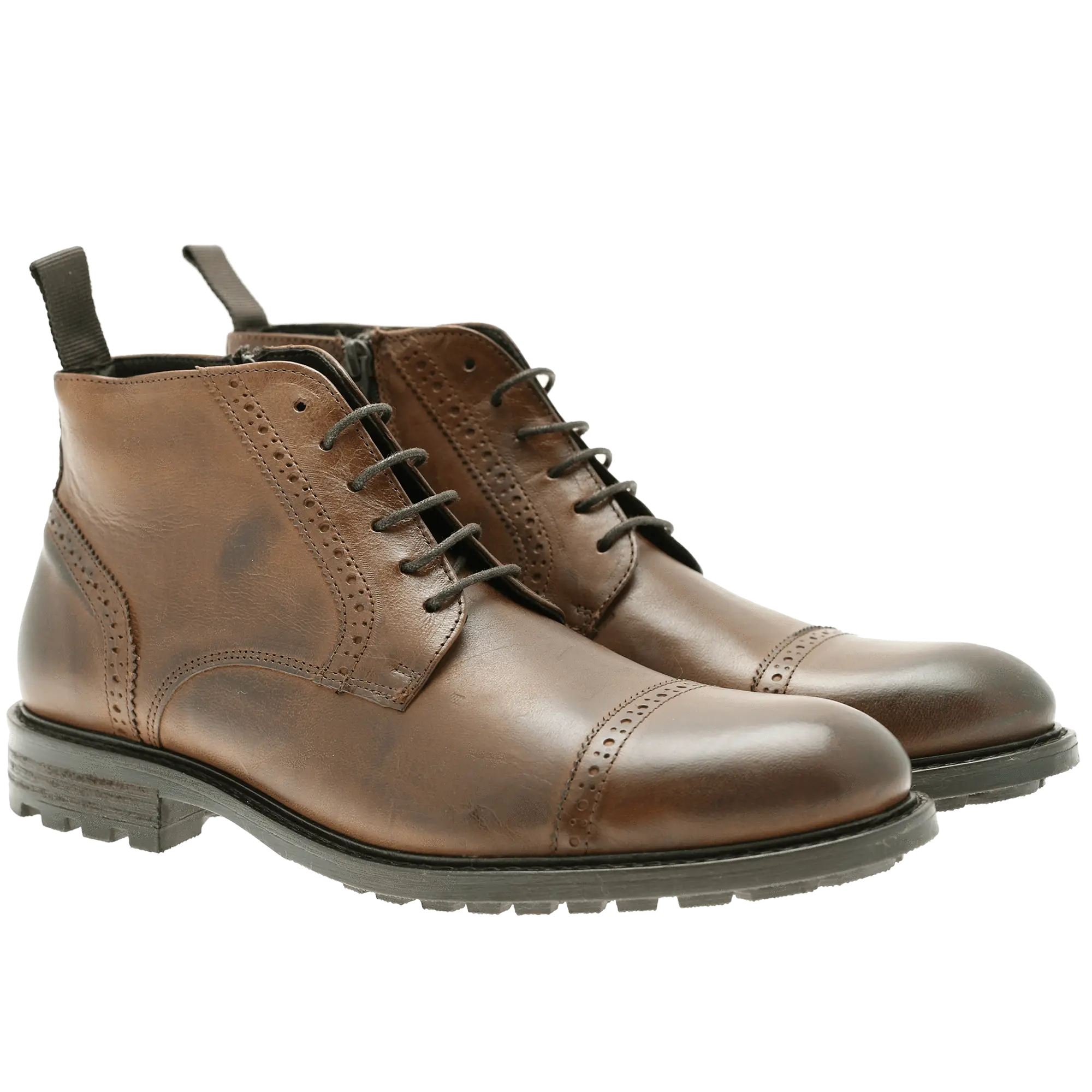 Brown Leather Boots