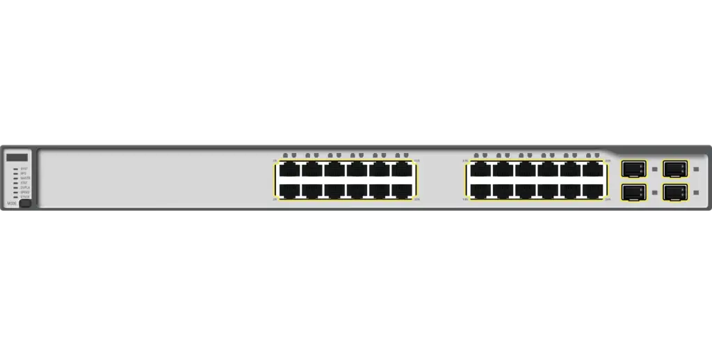 Ethernet Network Switch with Multiple Ports