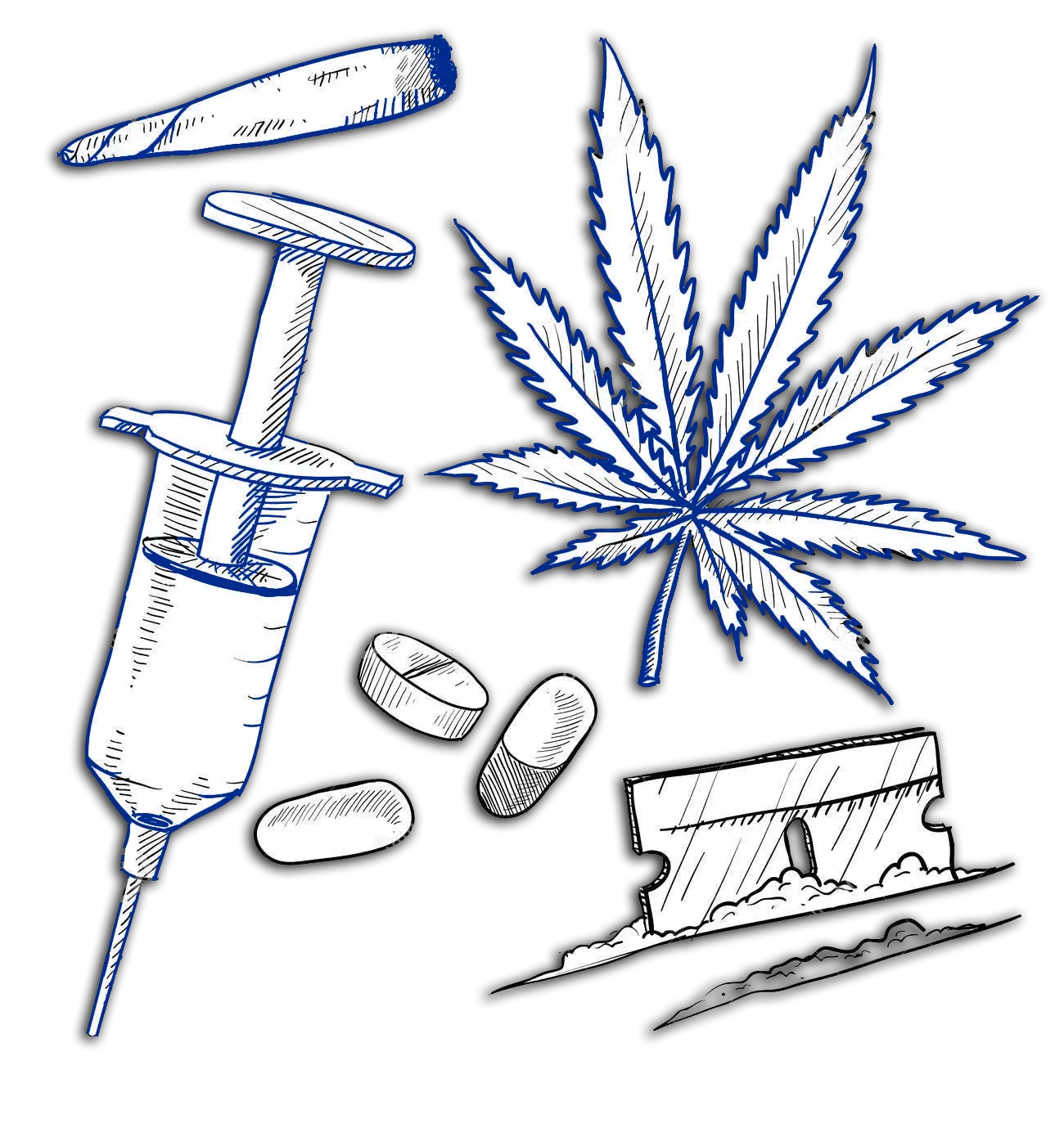 Drug Paraphernalia Illustration