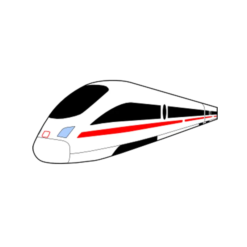 High-Speed Bullet Train Sketch