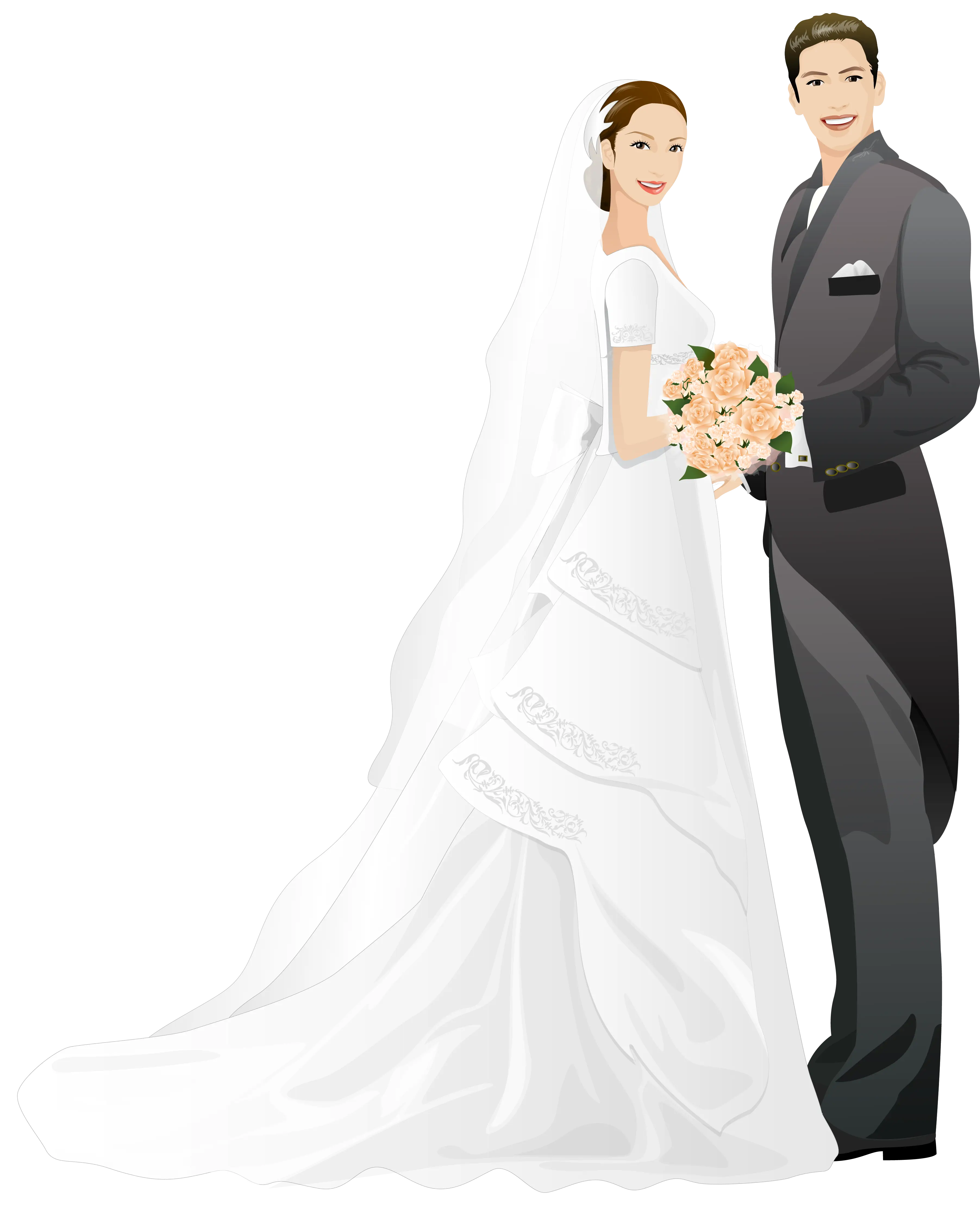 Wedding Couple Illustration