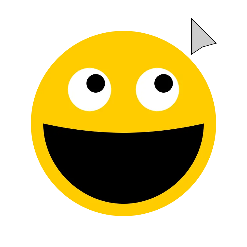 Smiley Face with Interactive Cursor