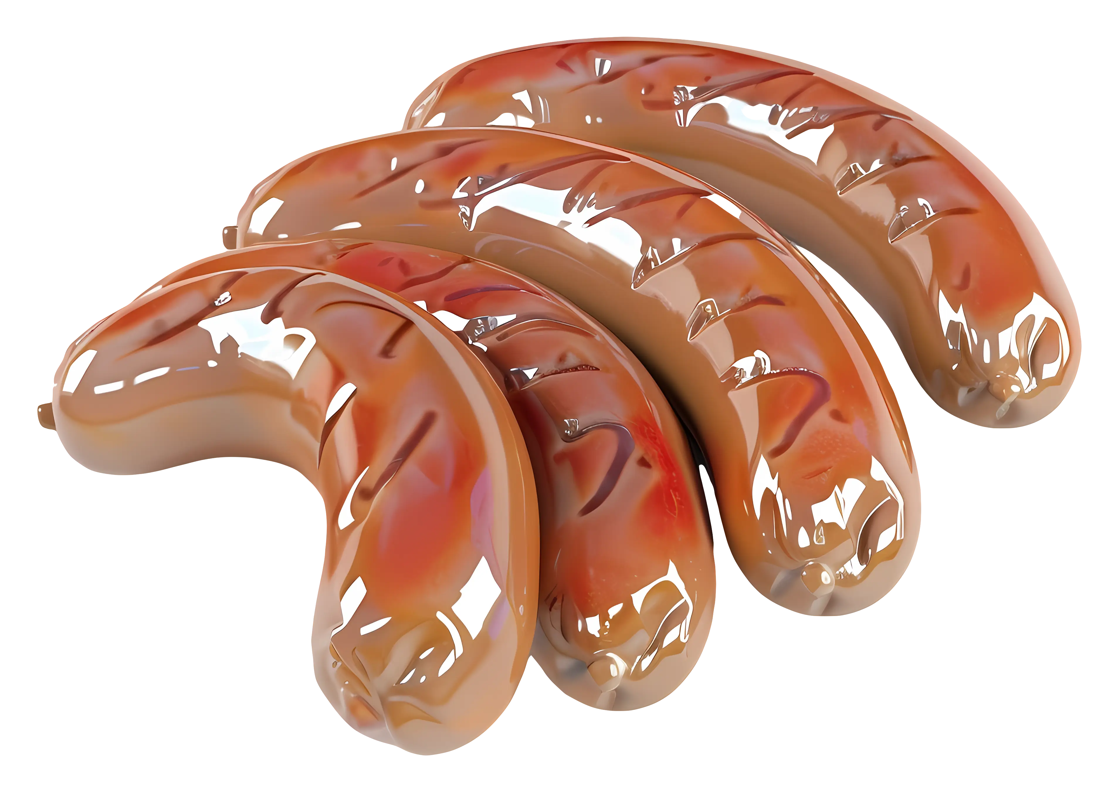 Succulent Traditional Sausages Illustration