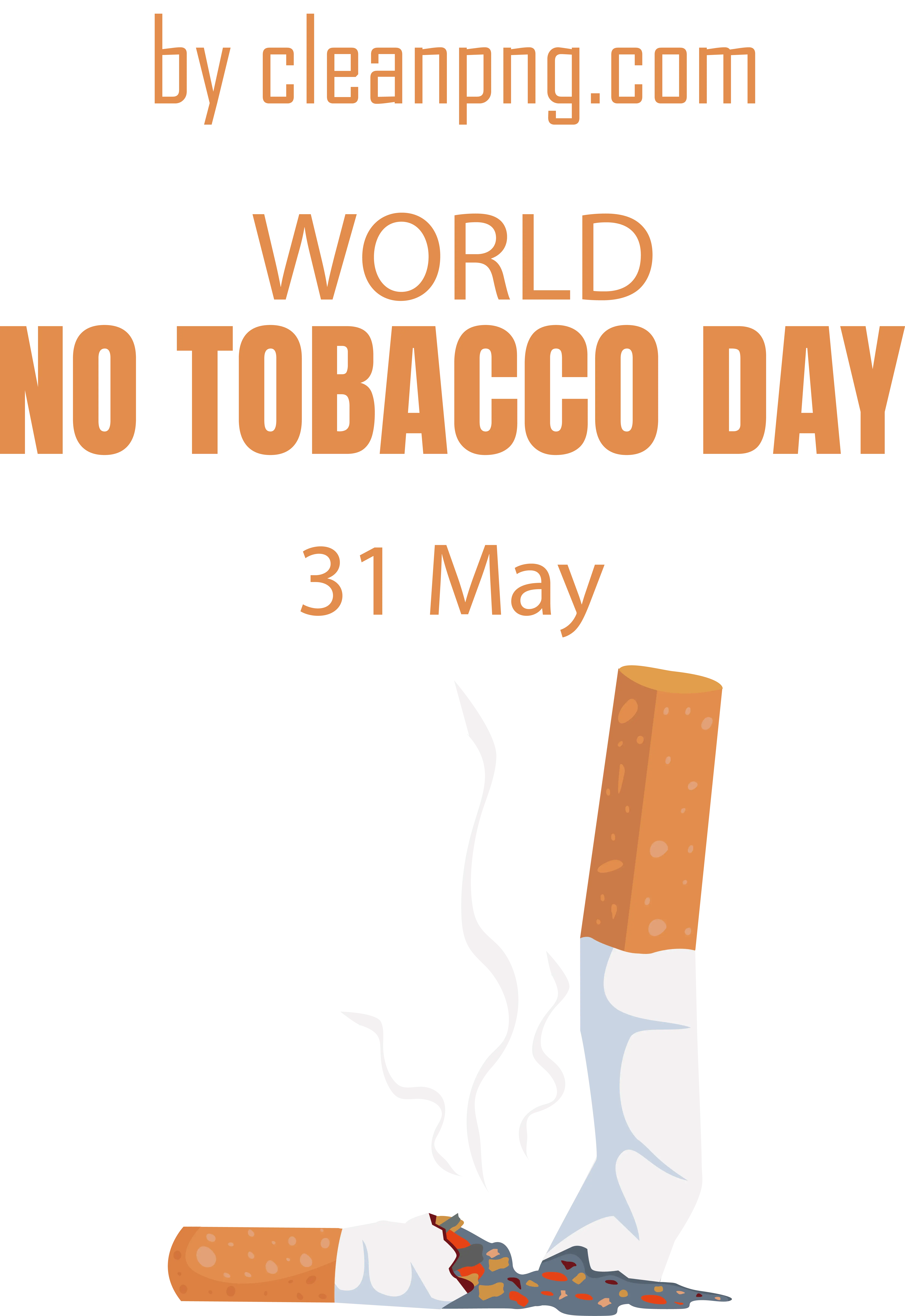 Broken Cigarette for World No Tobacco Day
