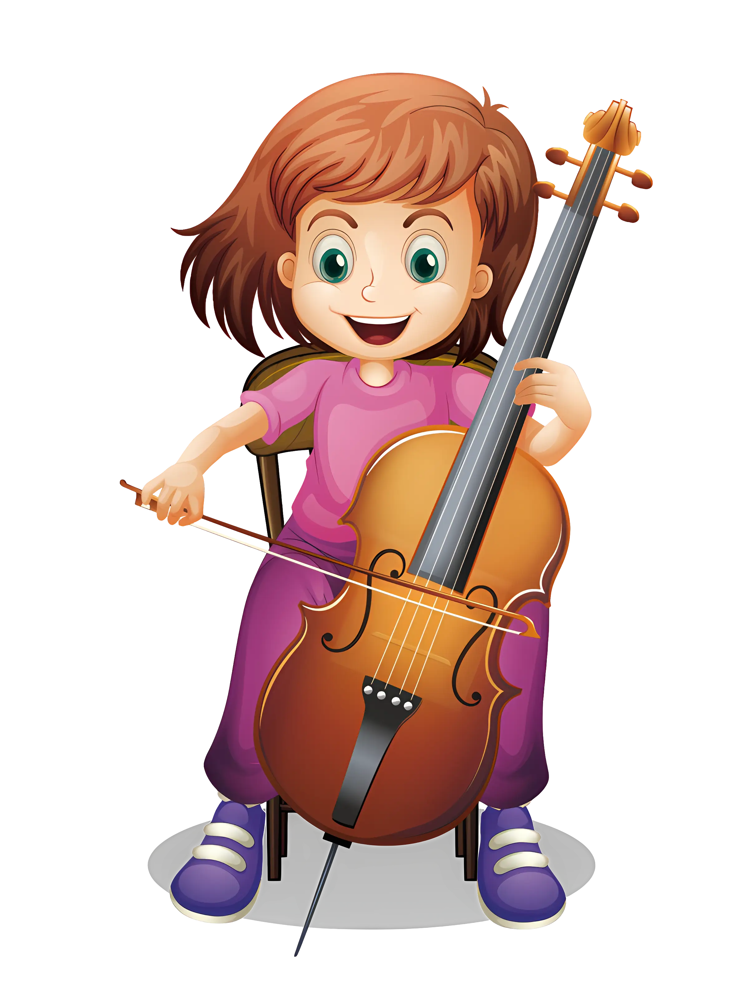 Girl Playing Cello