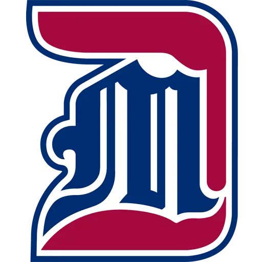 Red and Blue Letter M Logo