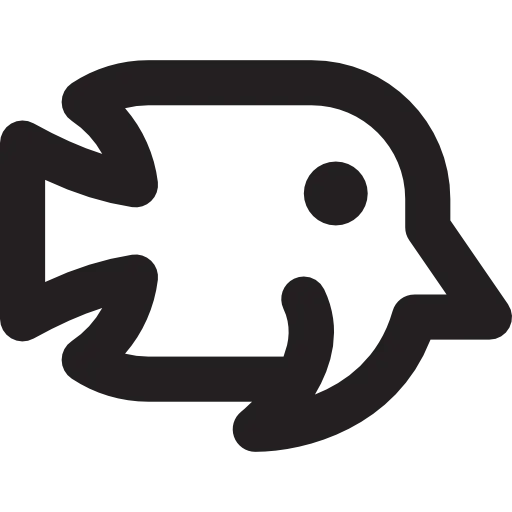 Black Fish Icon