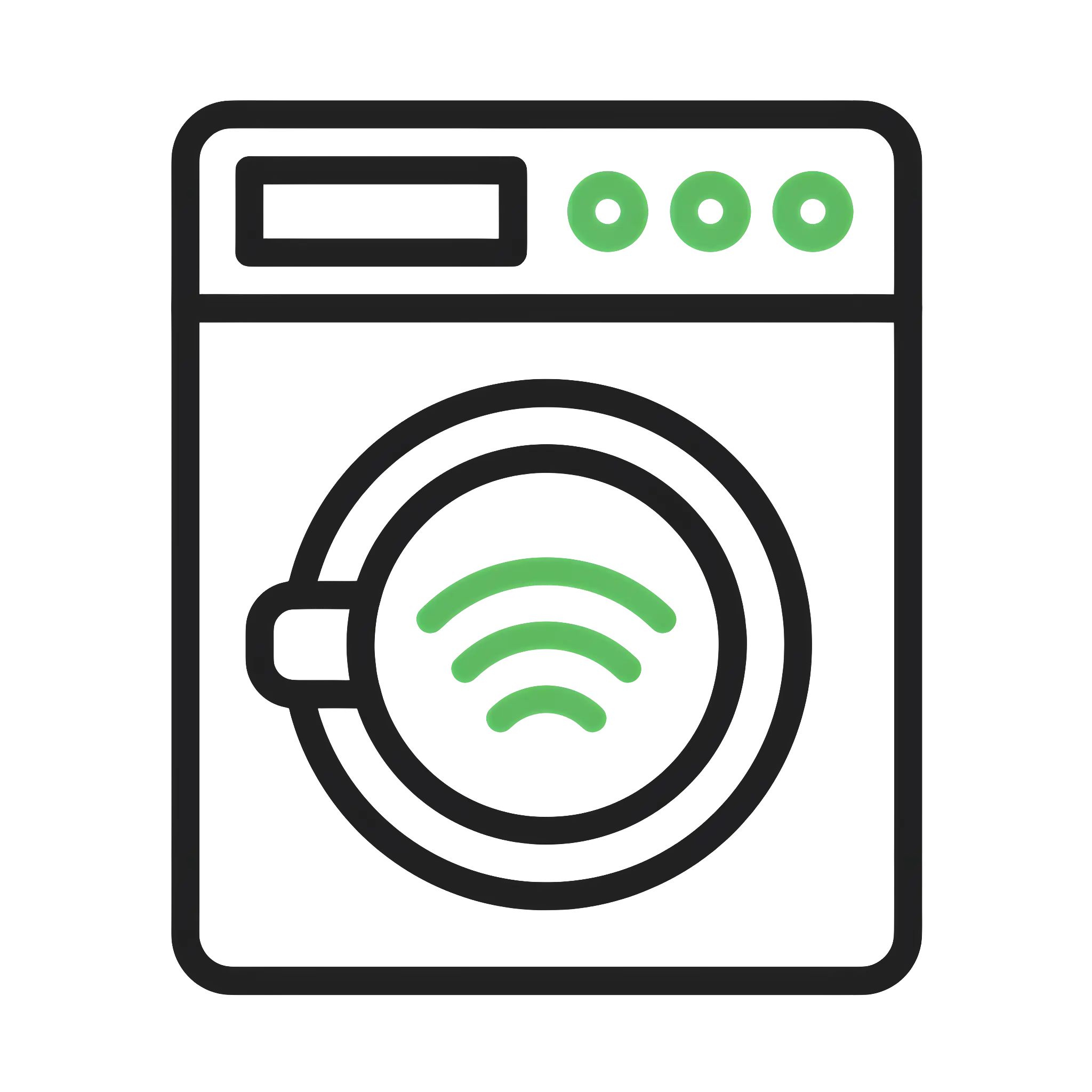 Smart Washing Machine Icon
