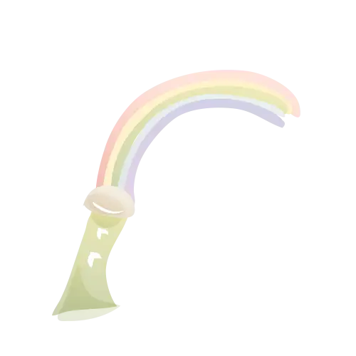 Colorful Rainbow in the Sky