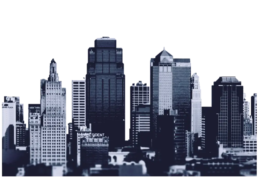 Urban City Skyline Silhouette