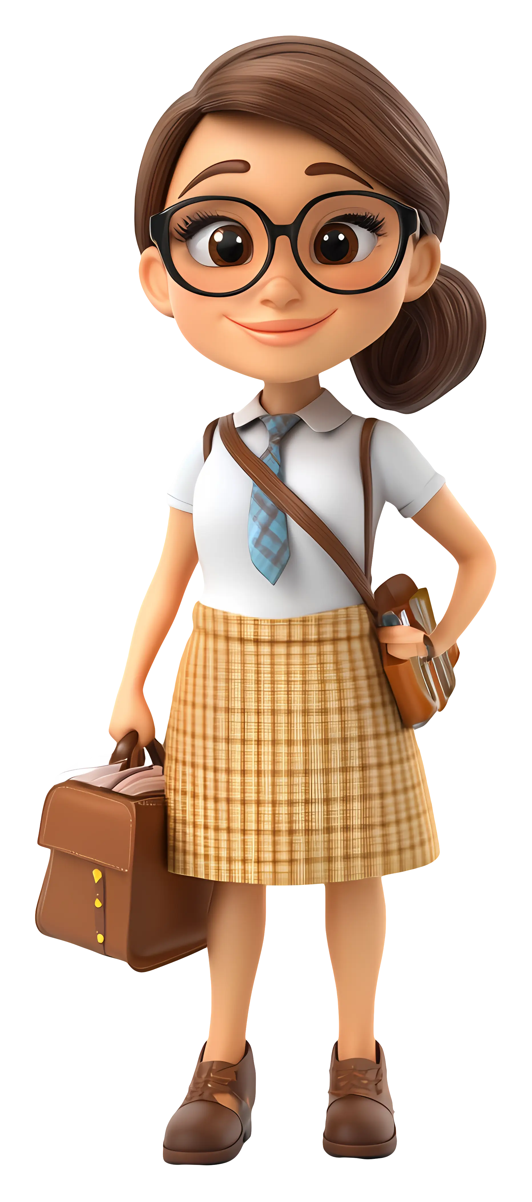 School Girl in Uniform