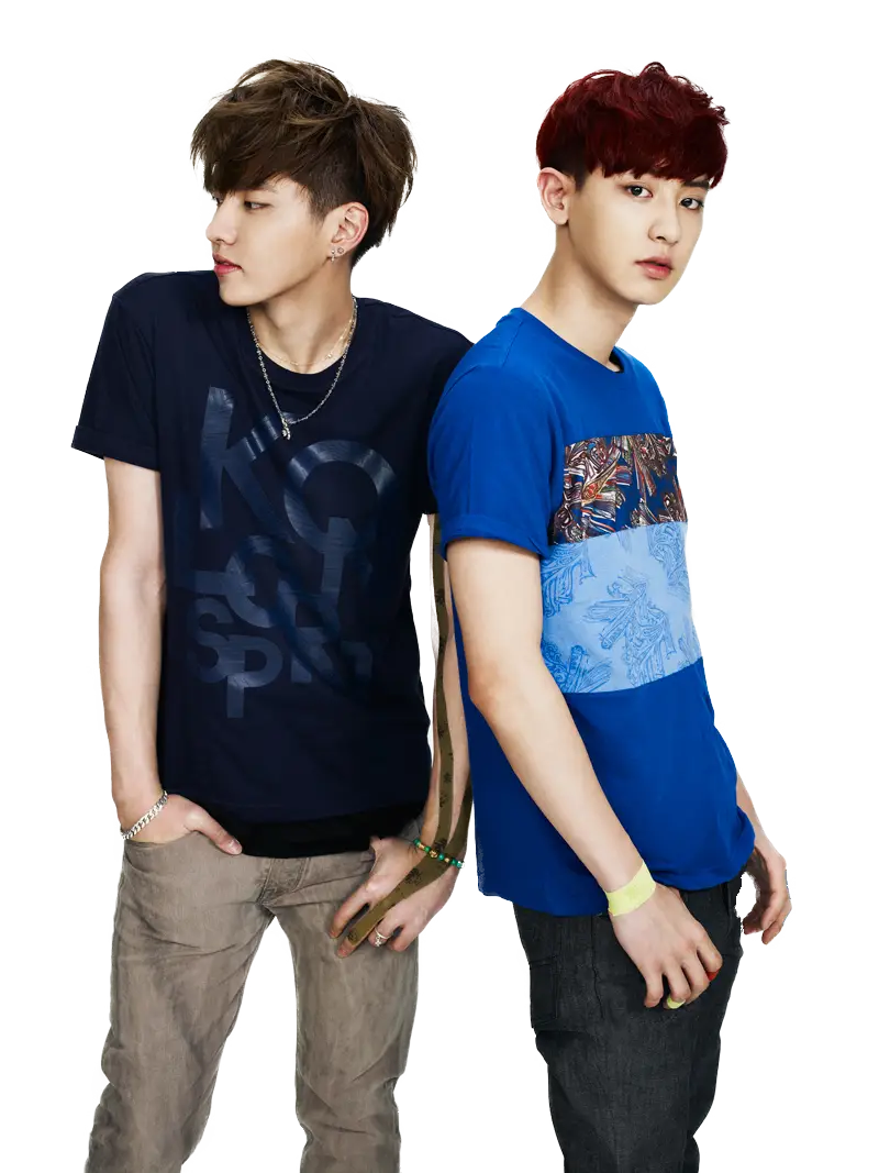 Two Casually Dressed People