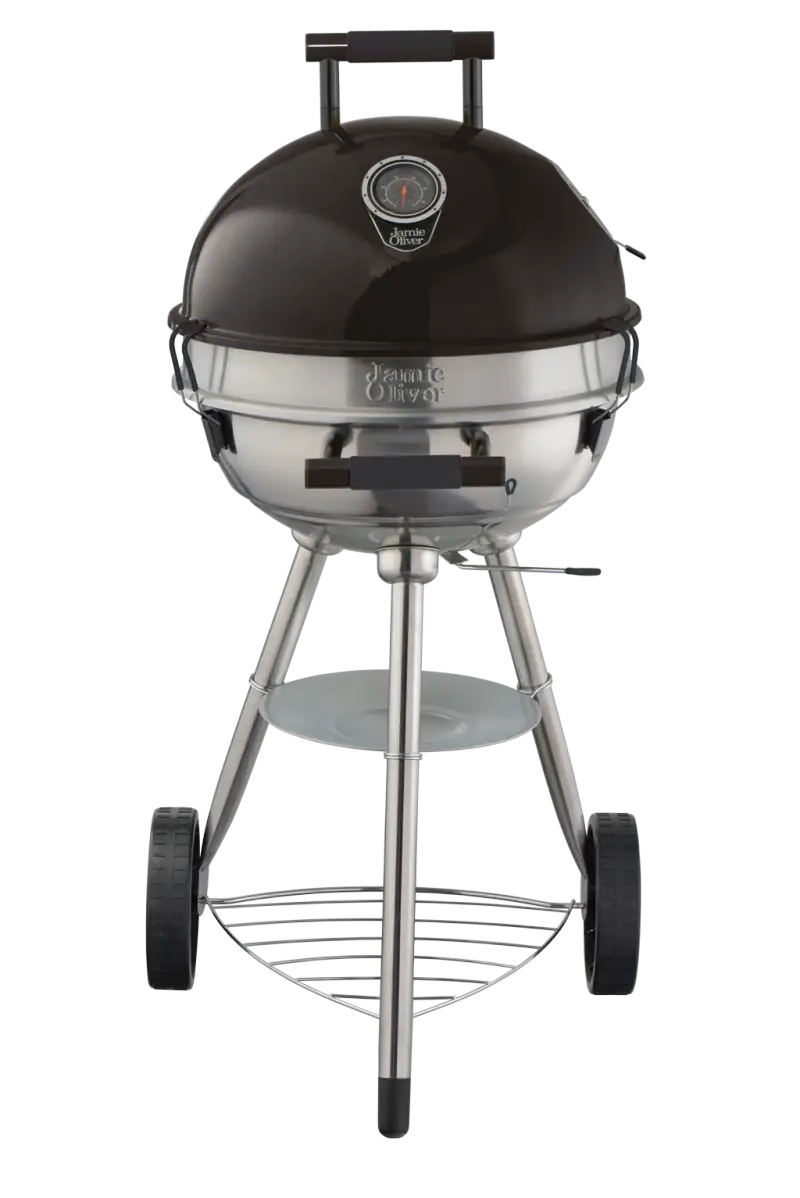 Black Charcoal Grill for Outdoor Barbecue
