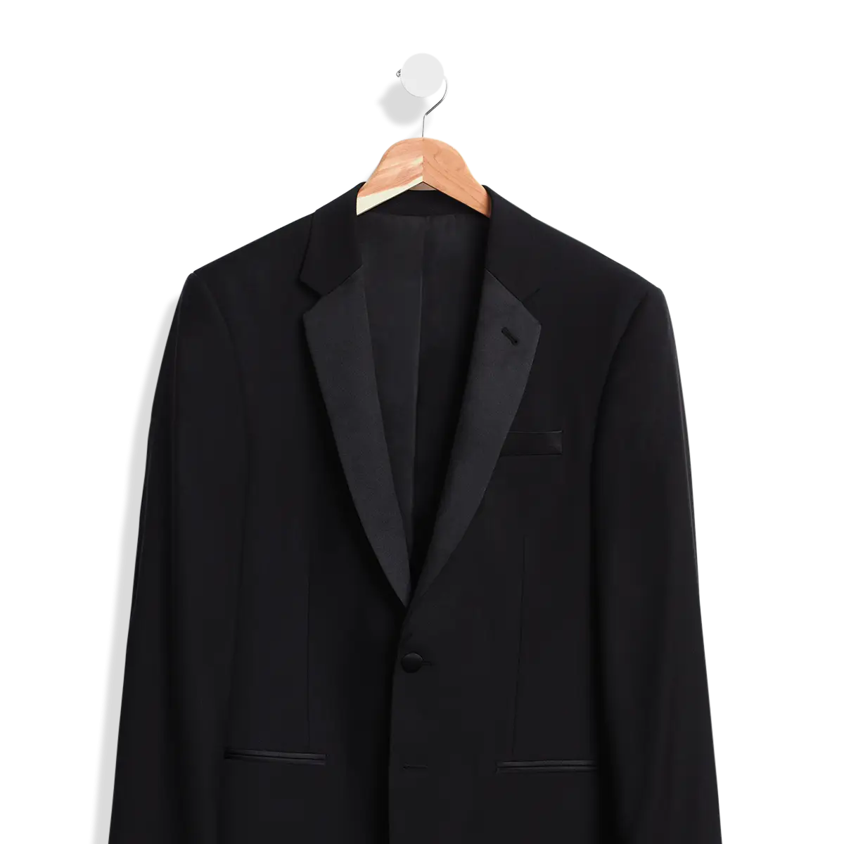Black Formal Tuxedo on Hanger