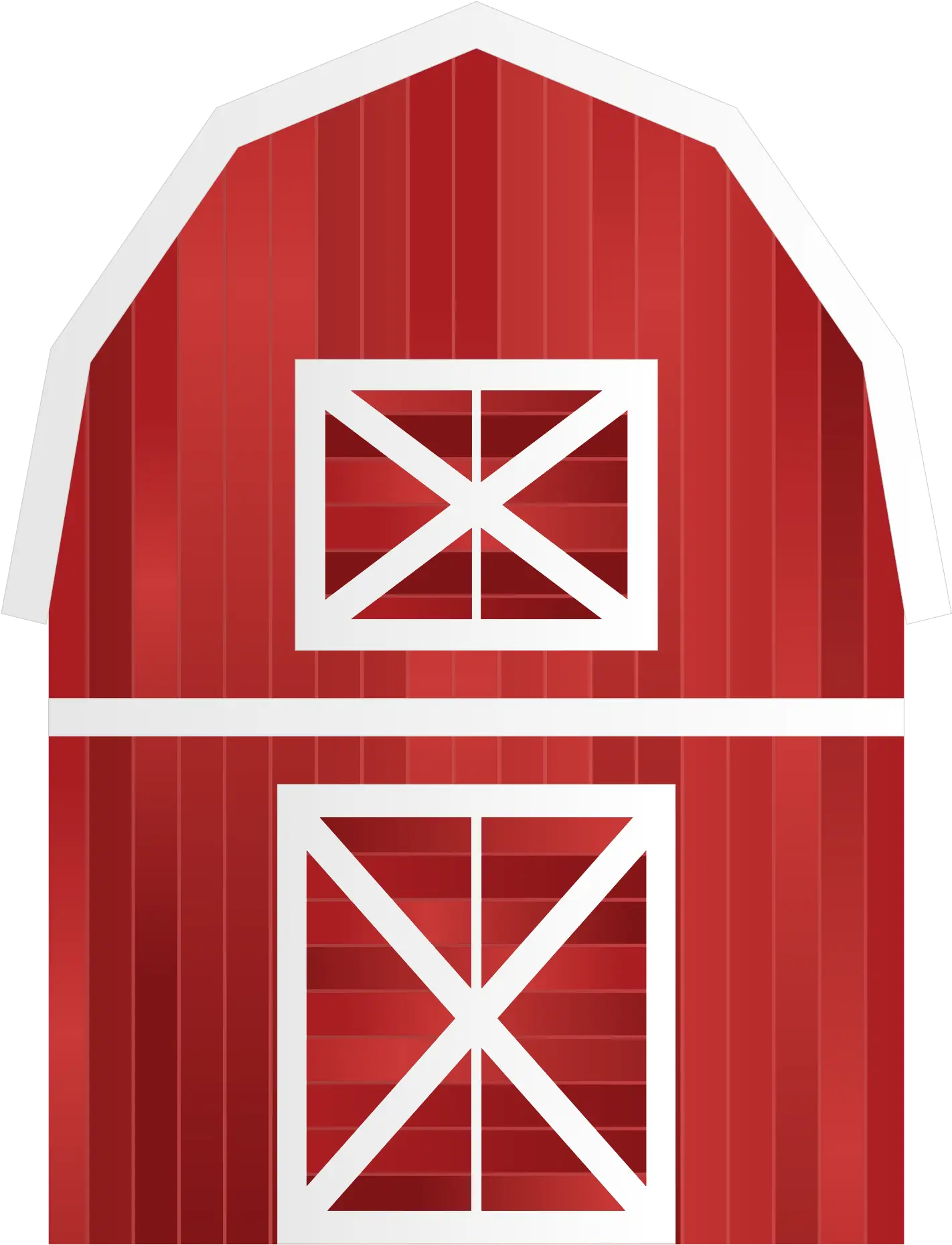 Iconic Red Barn for Farming and Agriculture