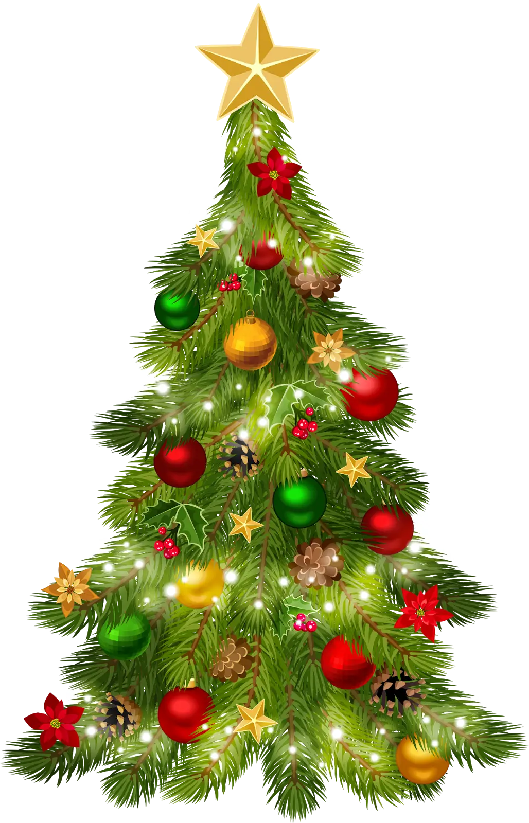 Beautifully Decorated Christmas Tree