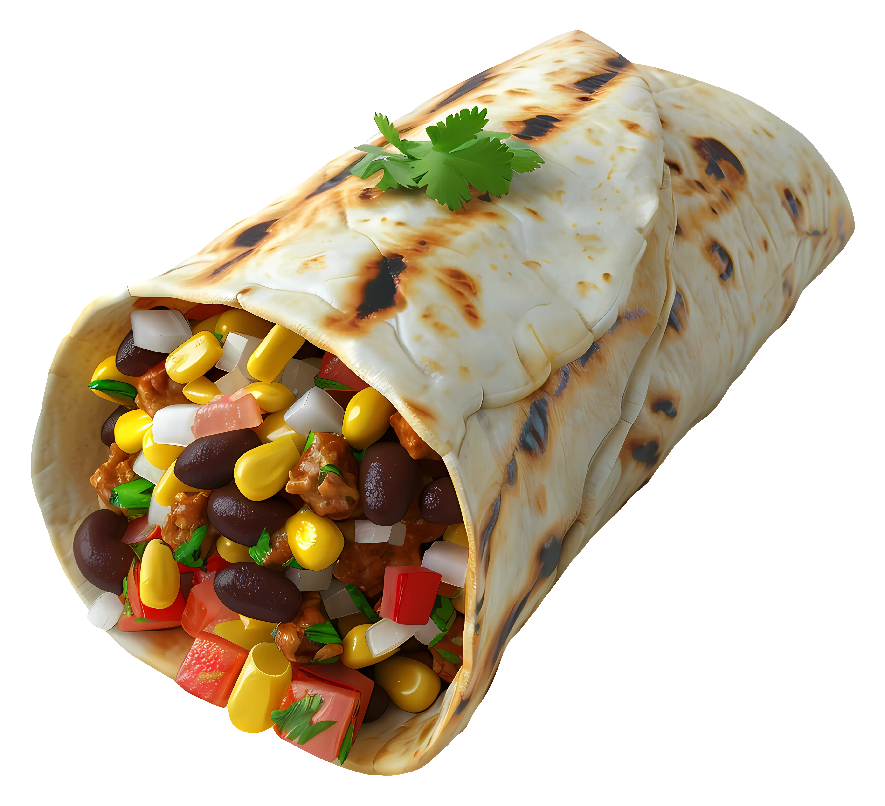 Burrito with Vegetables