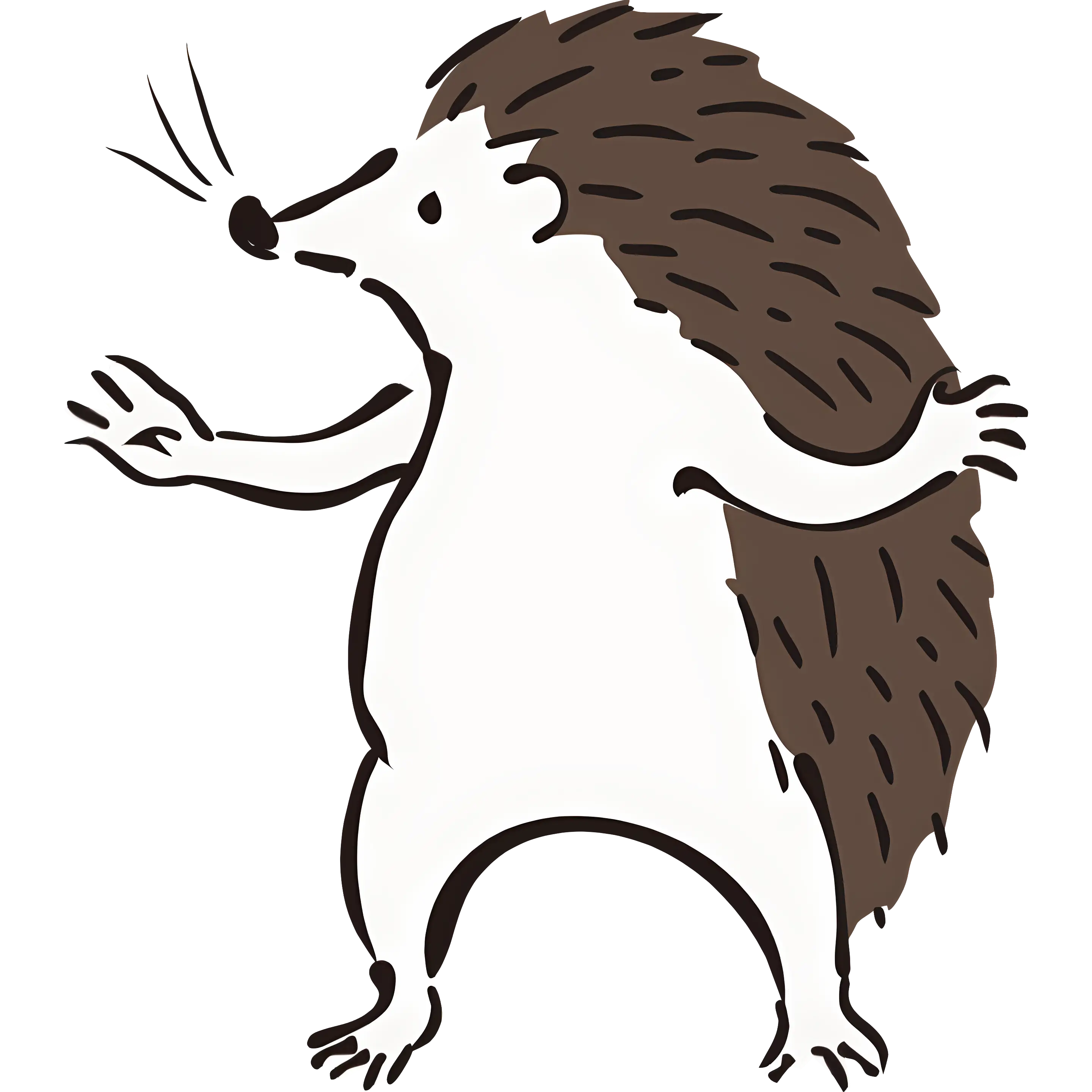 Cute Hedgehog Illustration