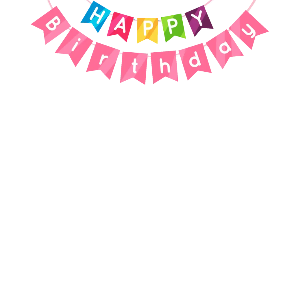 Colorful Happy Birthday Banner