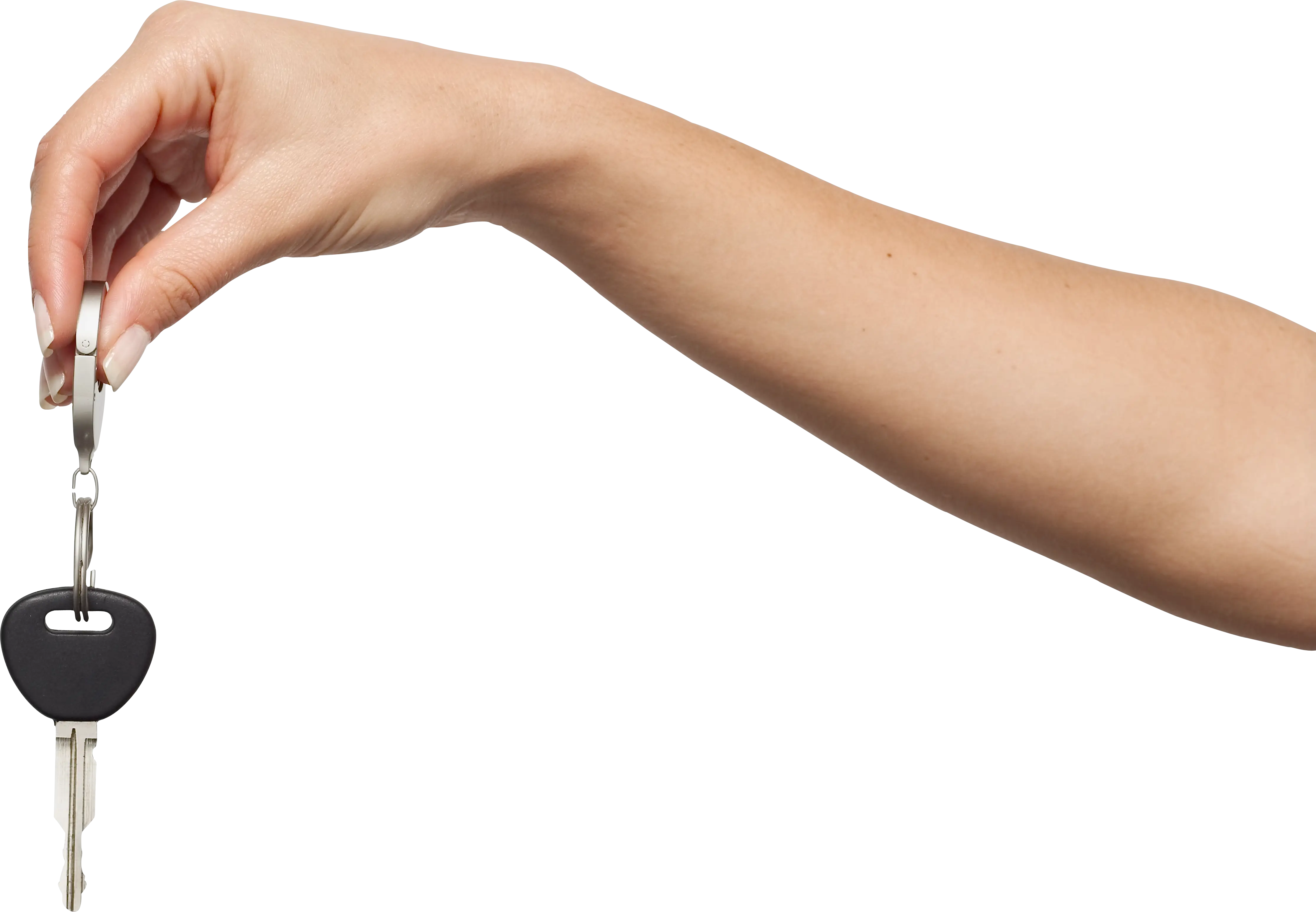 Hand Holding a Car Key