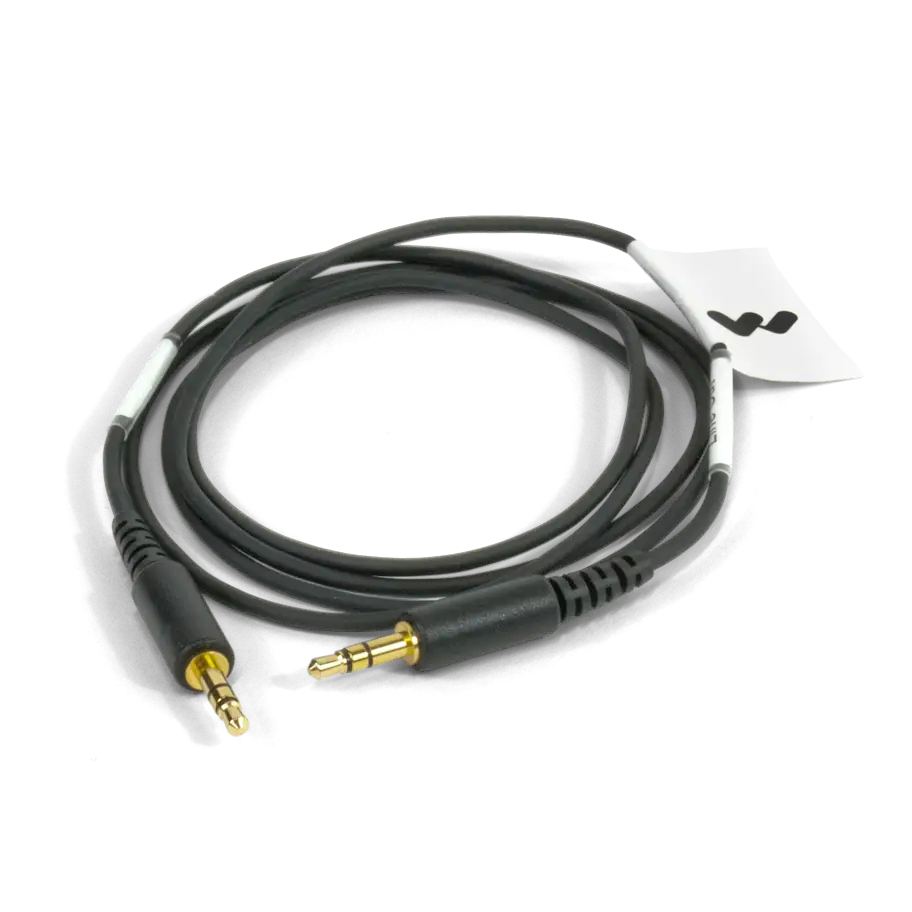 Black Audio Cable with Jack Connector