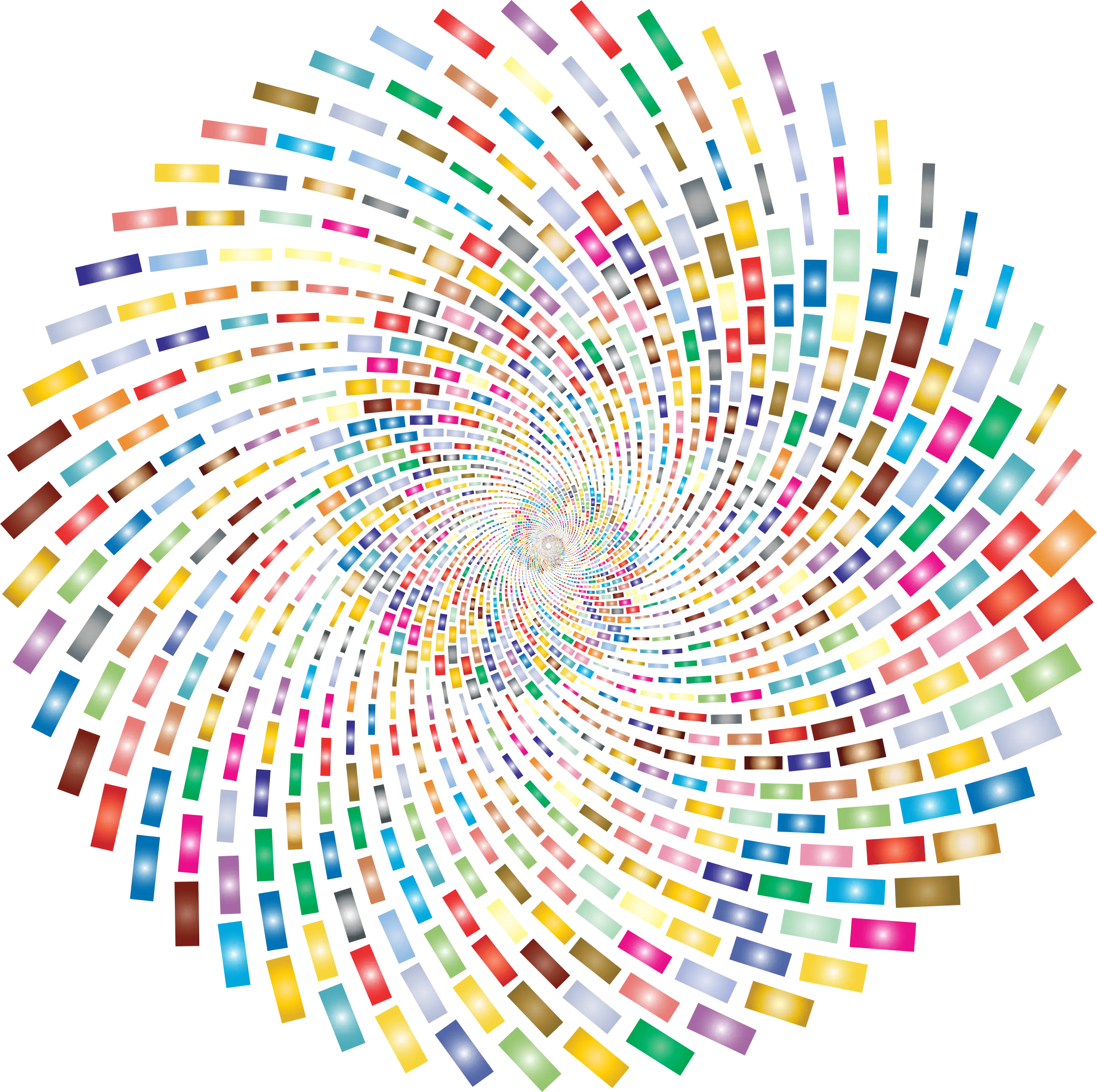 Colorful Abstract Spiral Illustration
