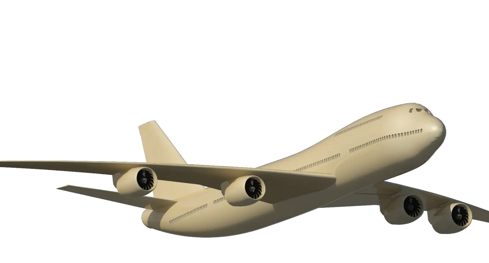 Passenger Airplane in the Sky