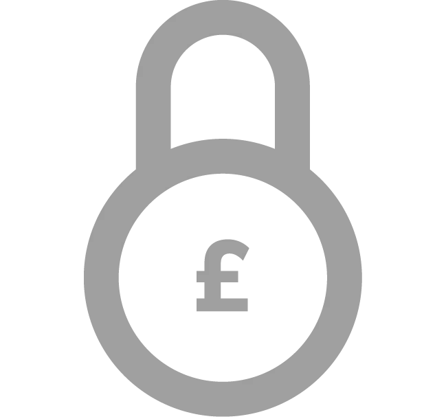 Pound Currency Lock Symbol
