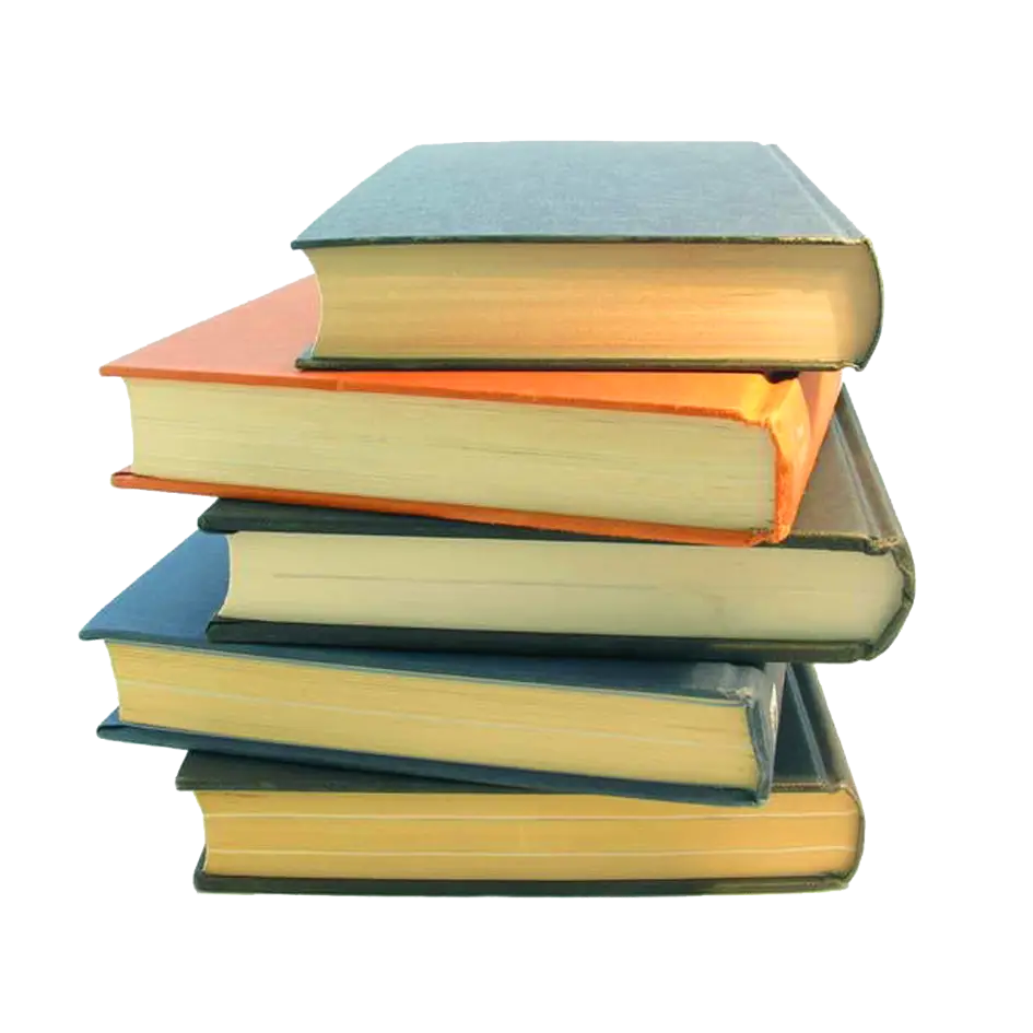 Stack of Books in Different Colors
