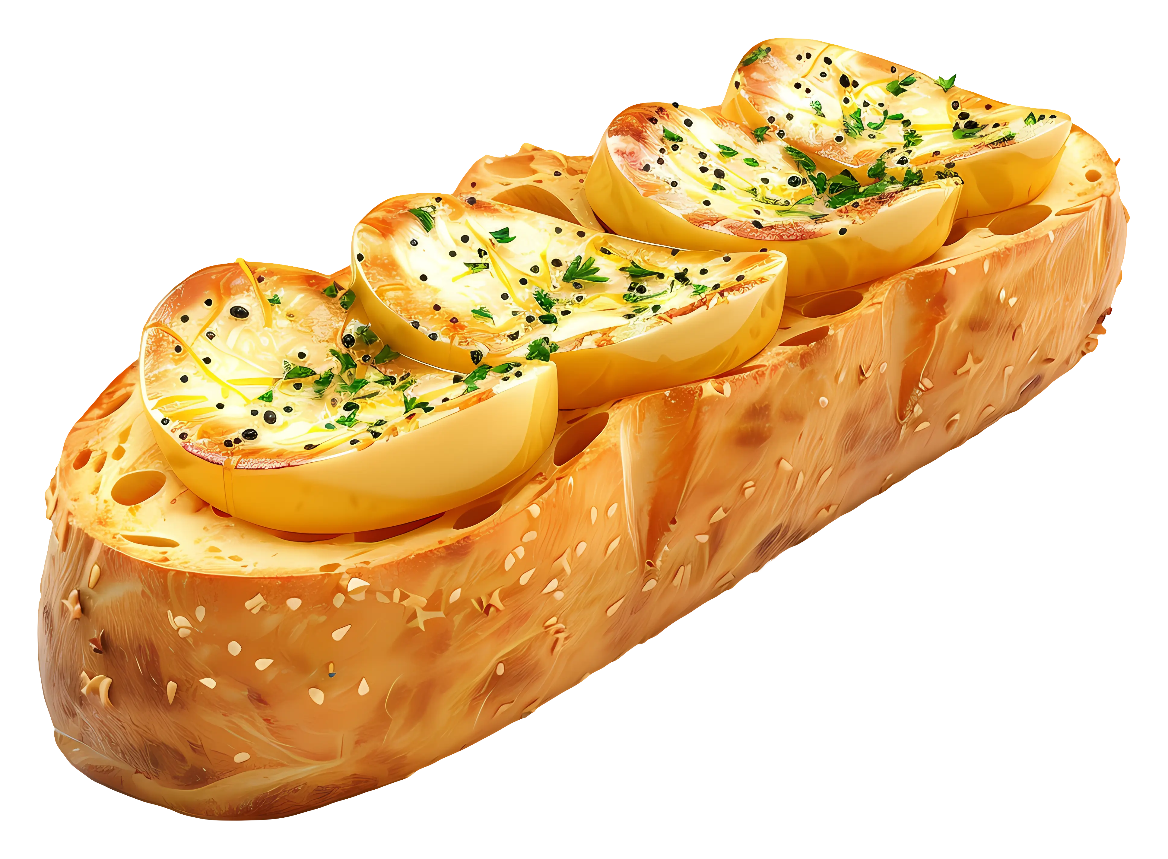 Cheesy Garlic Bread Snack