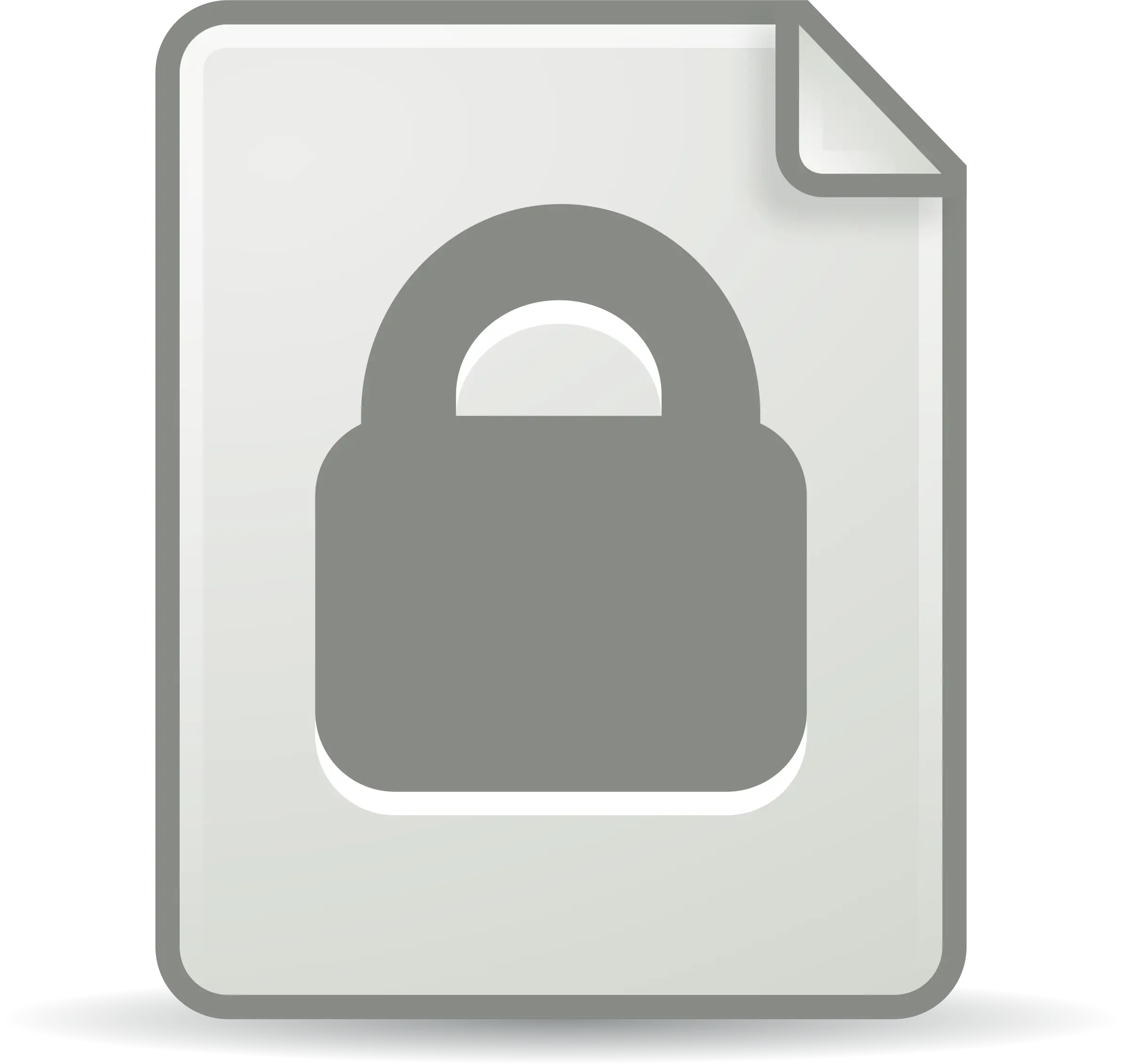 Locked File Icon