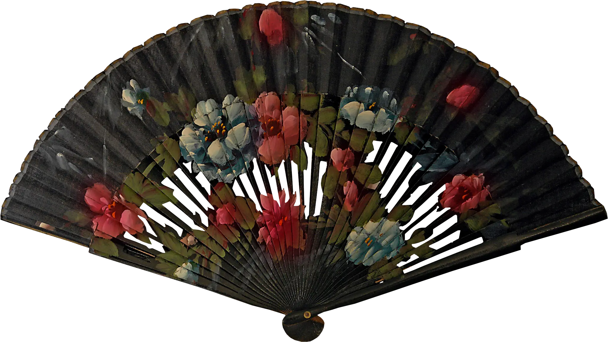 Beautiful Floral Hand Fan