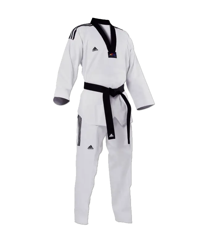 Traditional Taekwondo Uniform with Black Belt