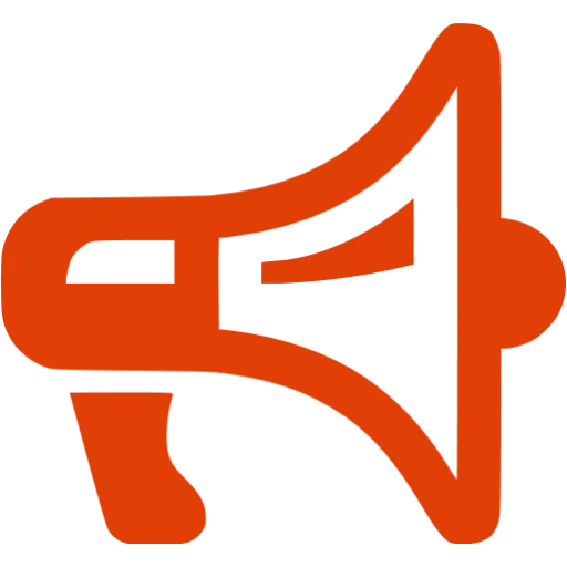 Speaker Icon in Red