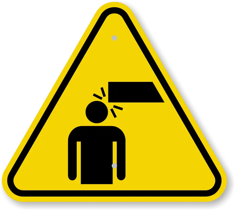 Caution: Falling Object Warning Sign