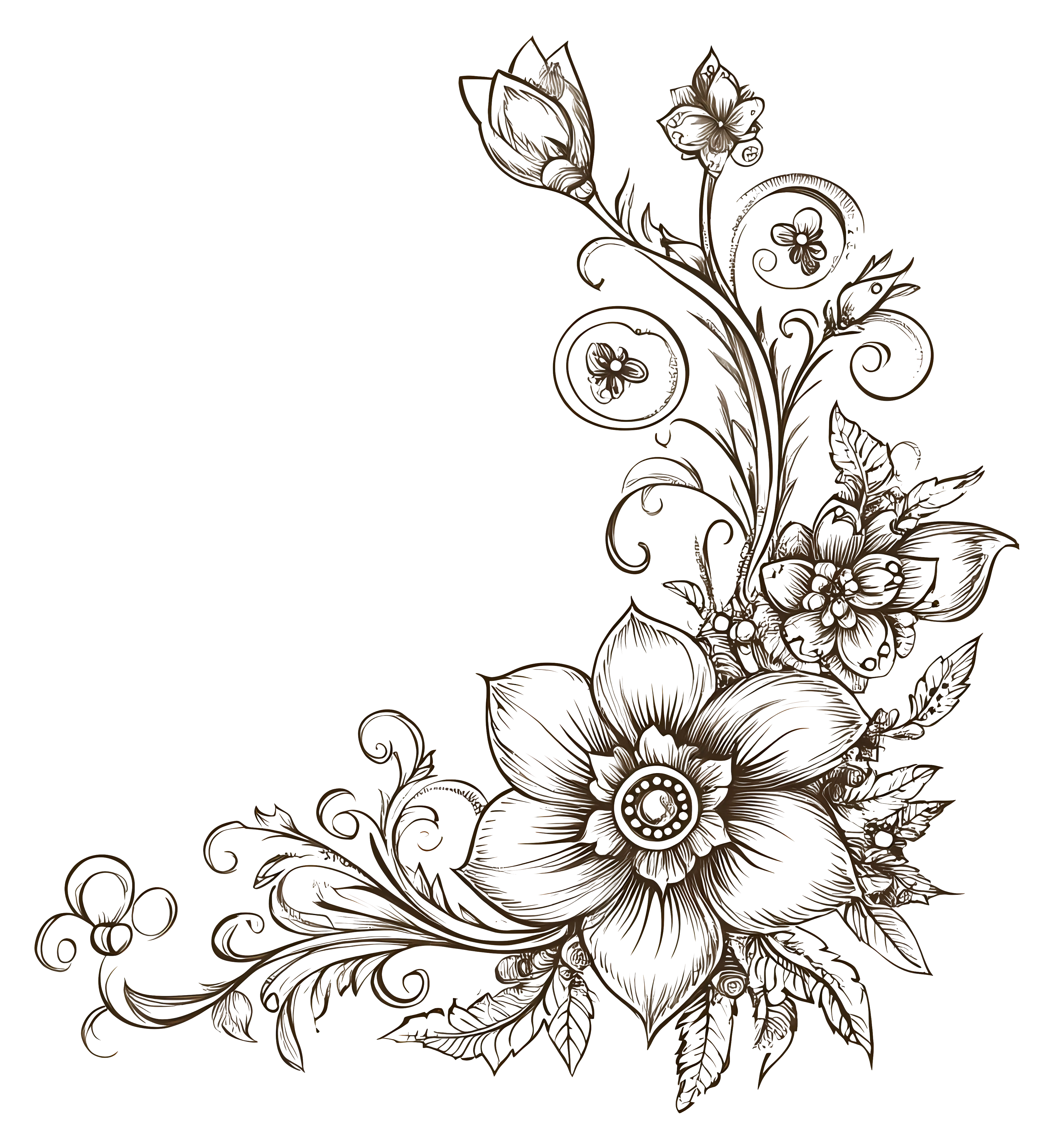 Intricate Floral Design