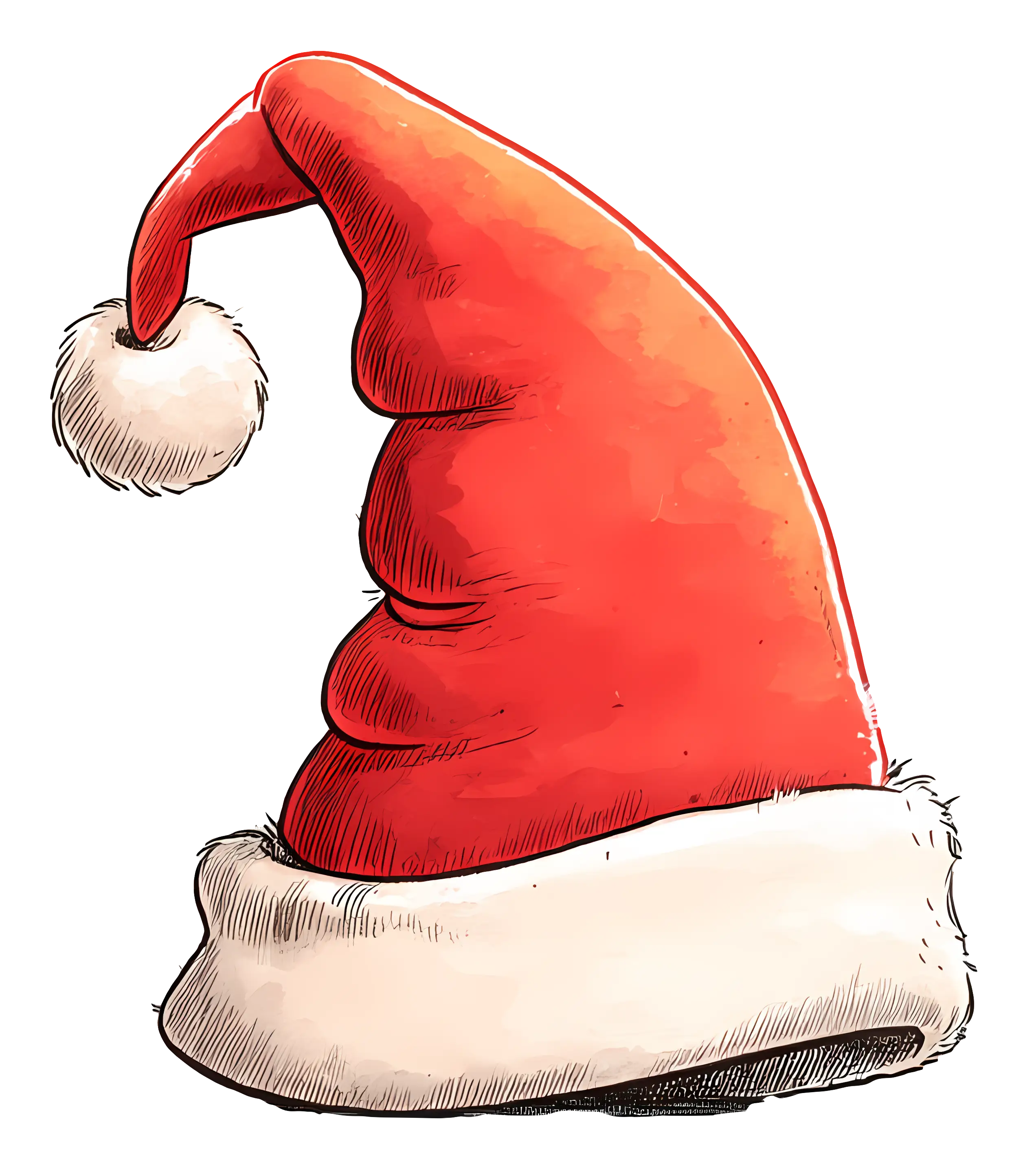 Classic Red Santa Hat