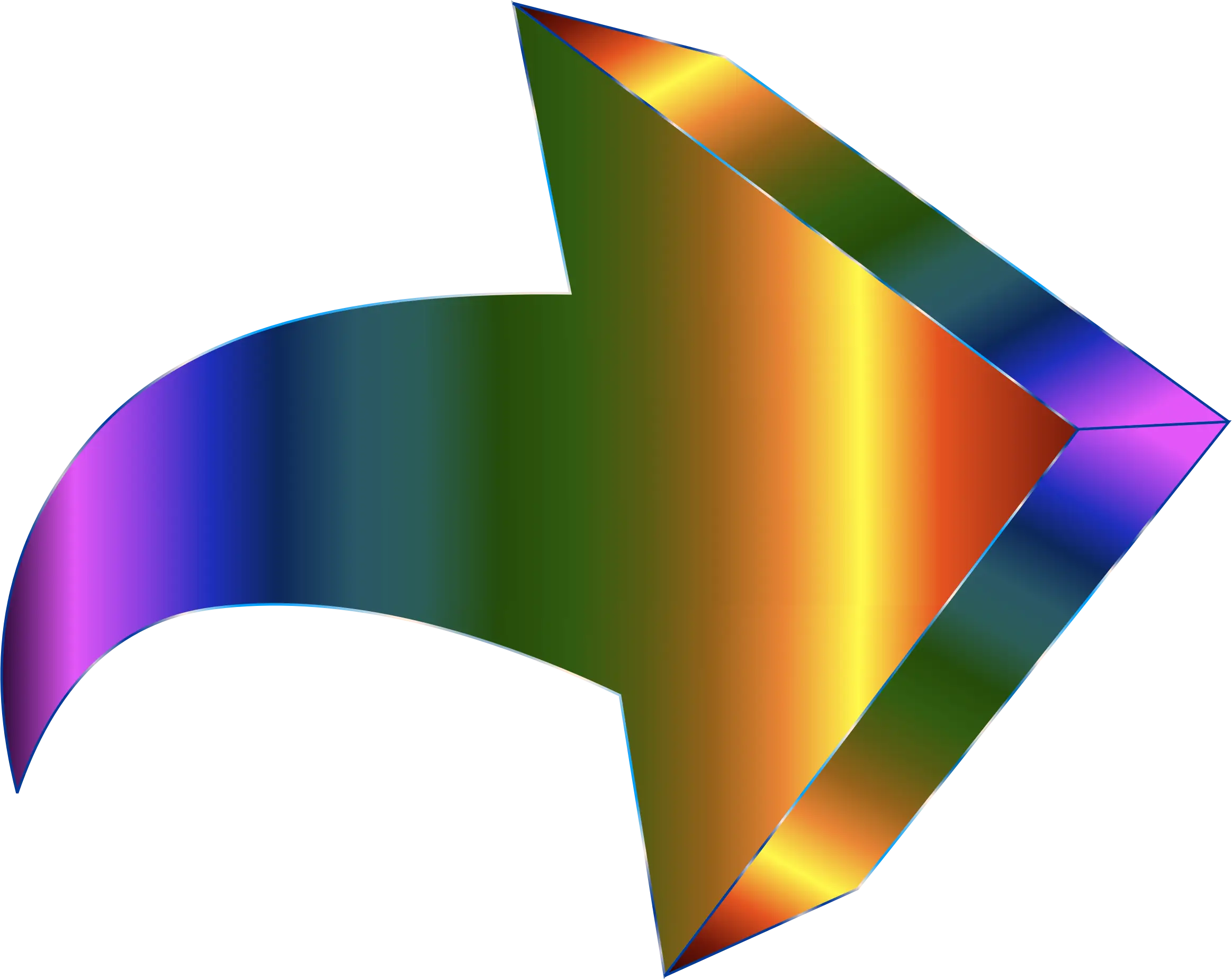 Colorful Arrow Symbol
