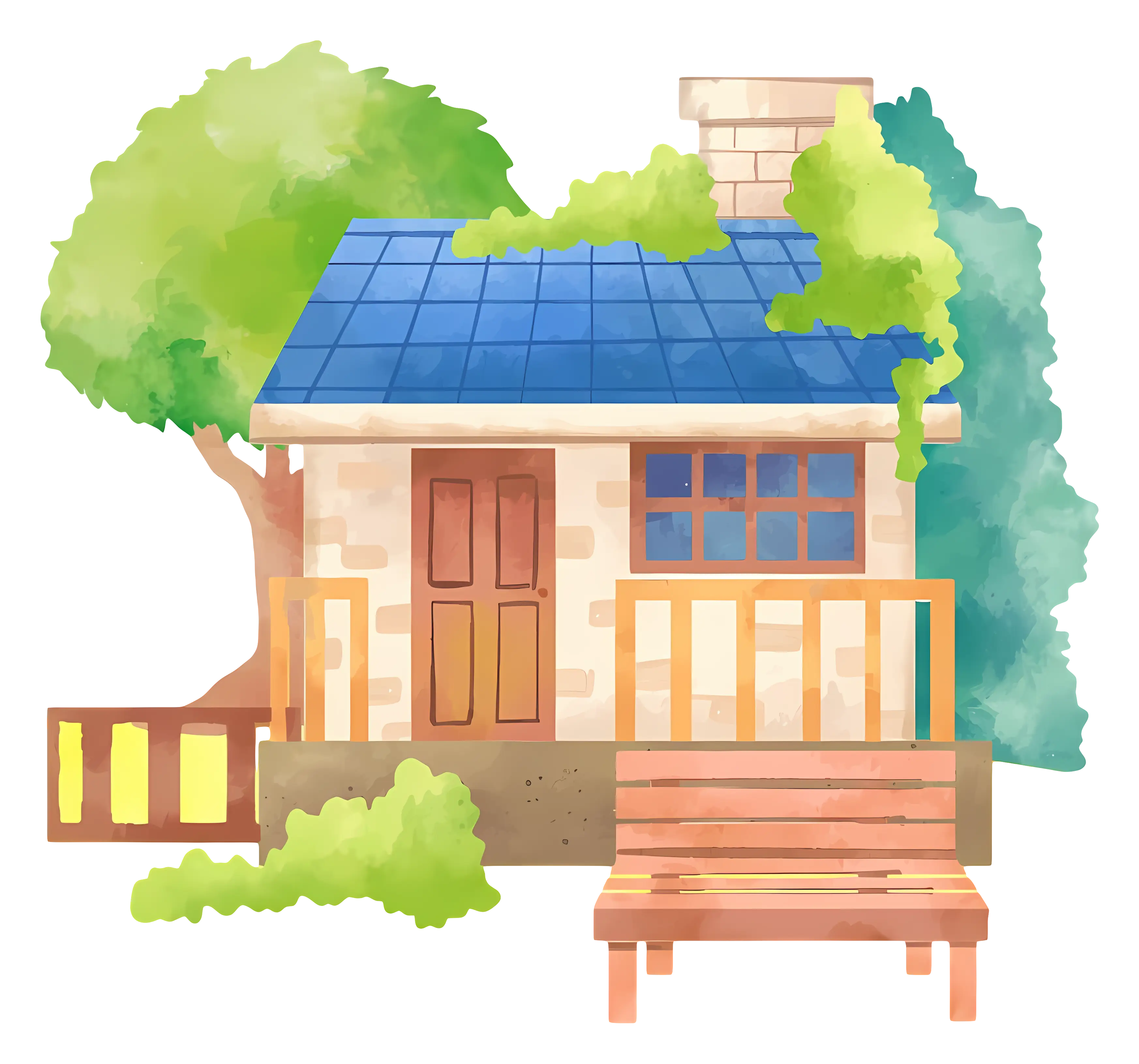 Small Cute Doodle House