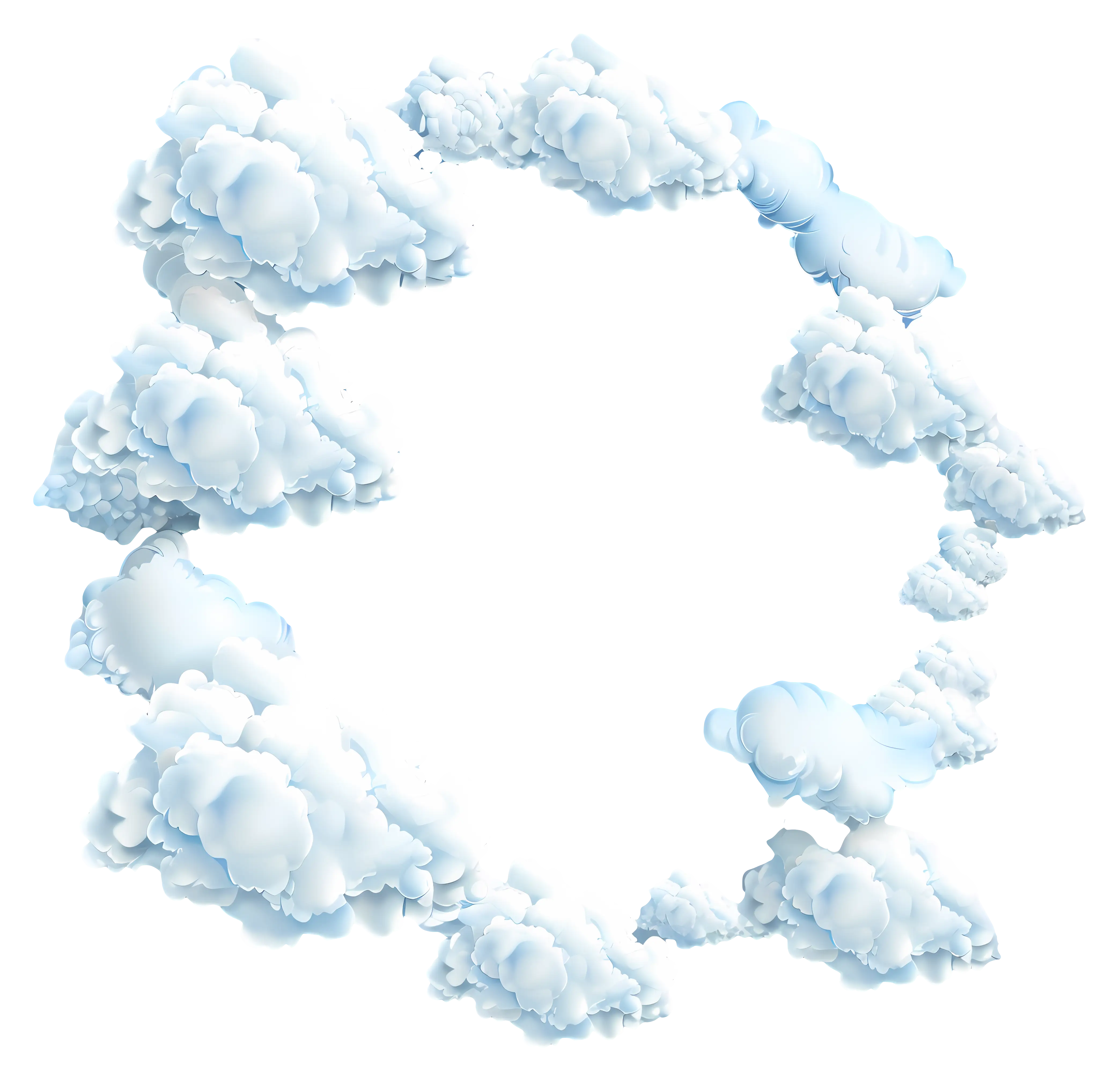 Circular Formation of Clouds