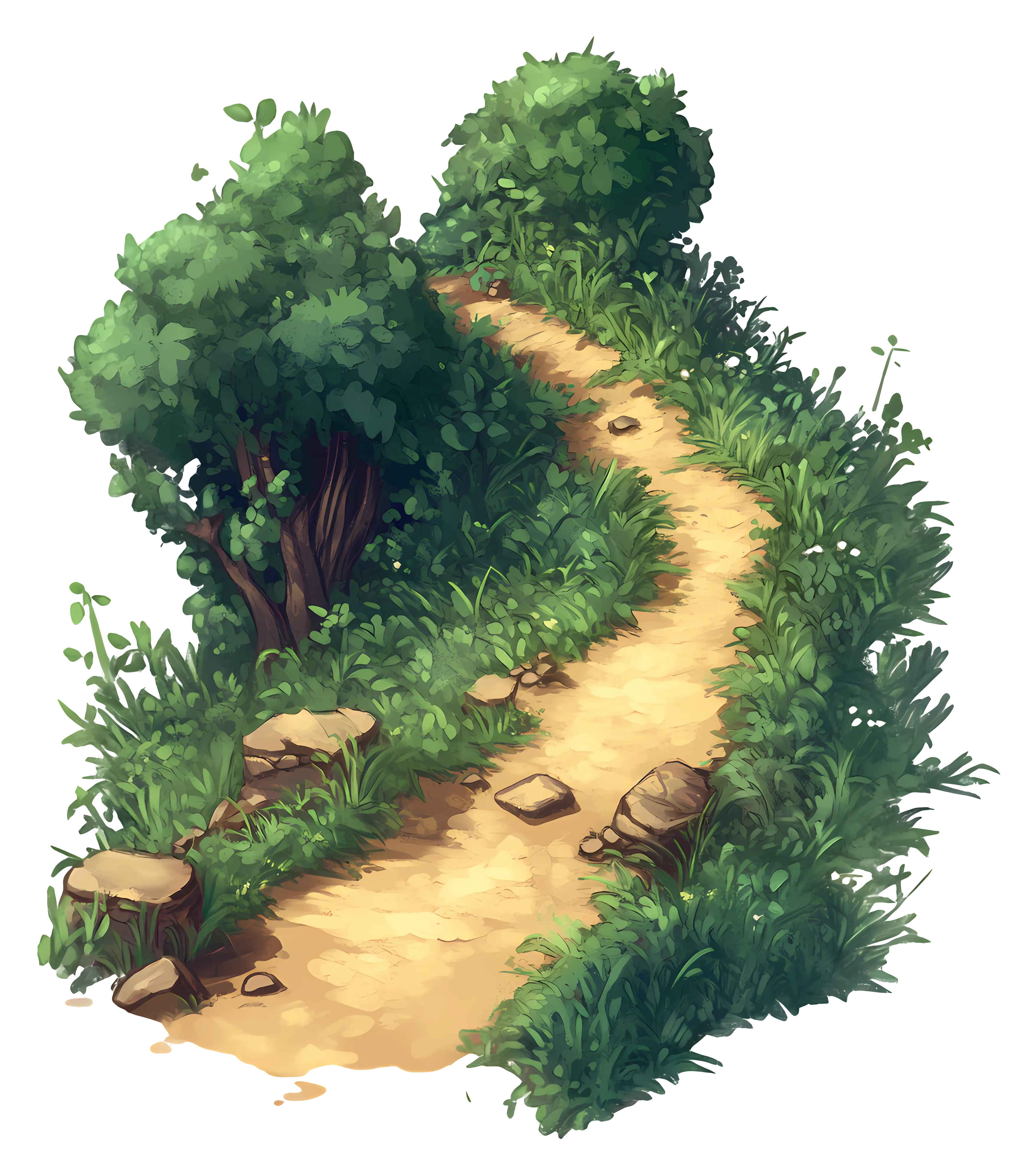 Scenic Dirt Path in Nature