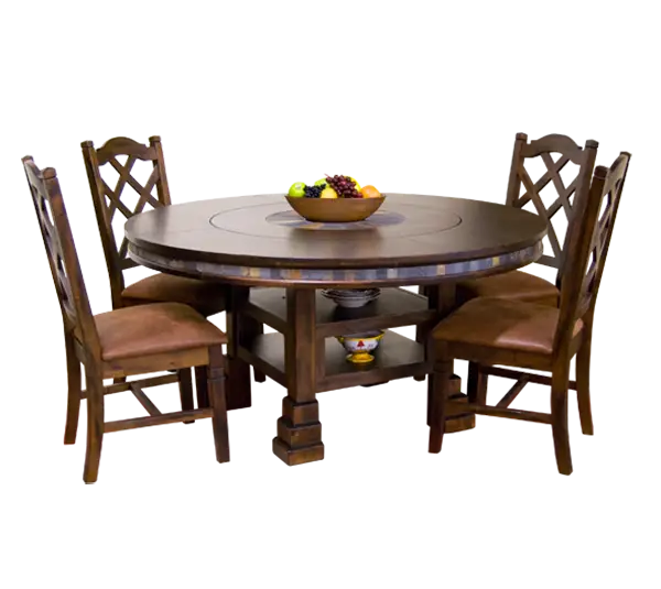 Wooden Dining Table Set with Chairs