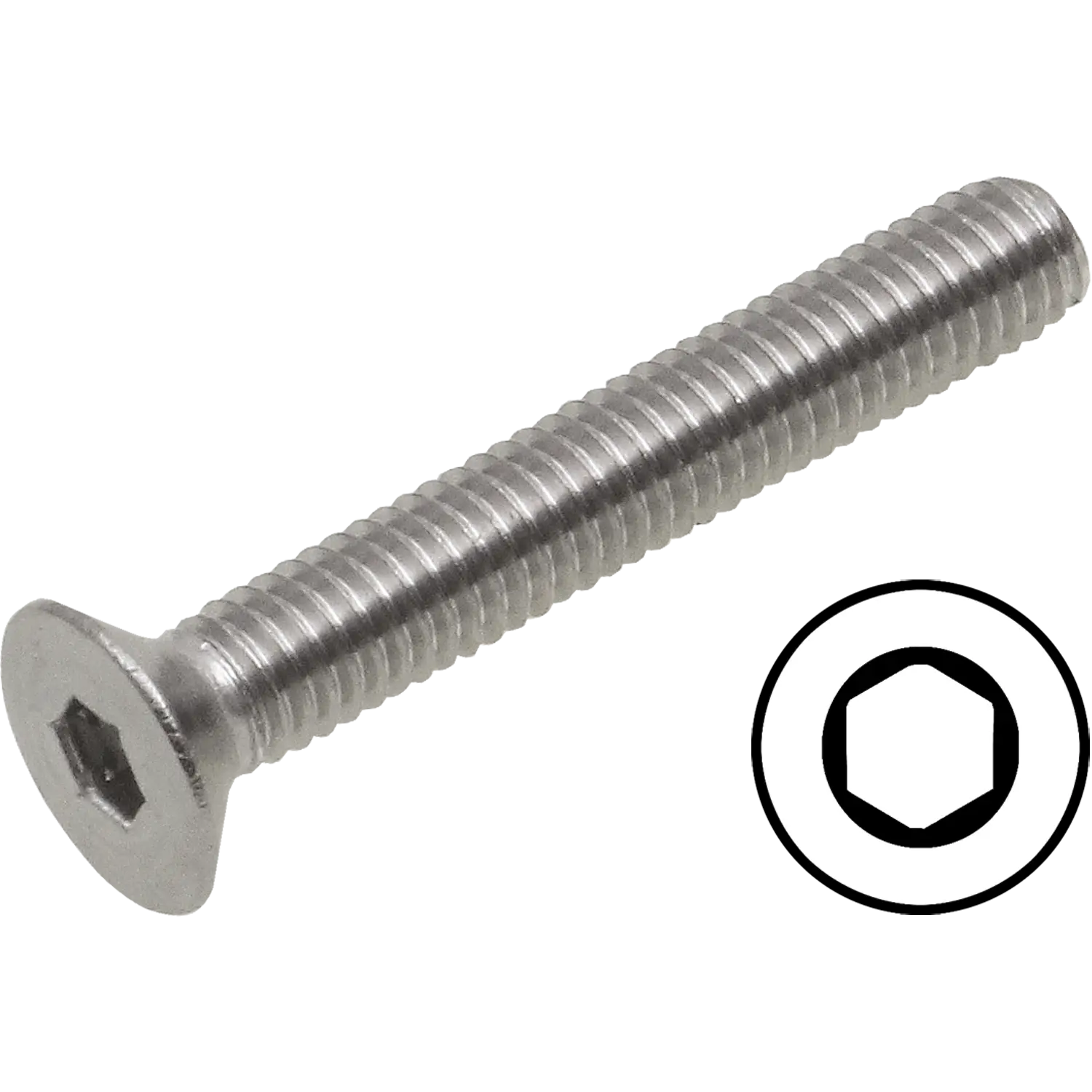 Metal Countersunk Hex Bolt
