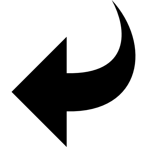 Left Arrow Symbol for Navigation