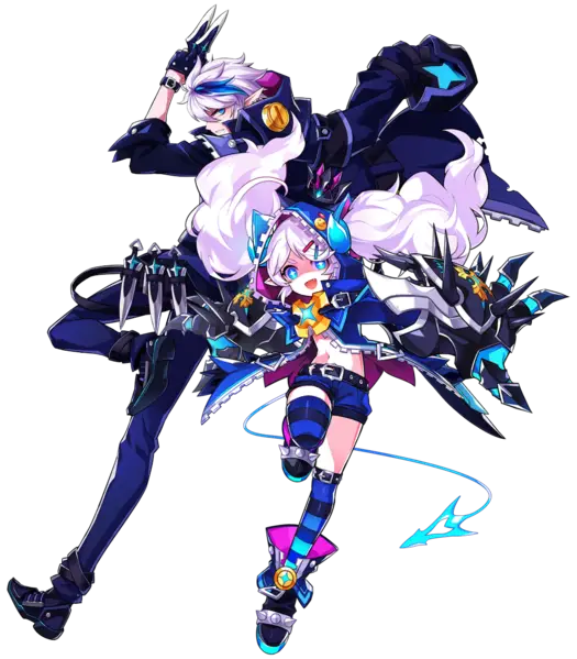 Anime Characters Duo Illustration