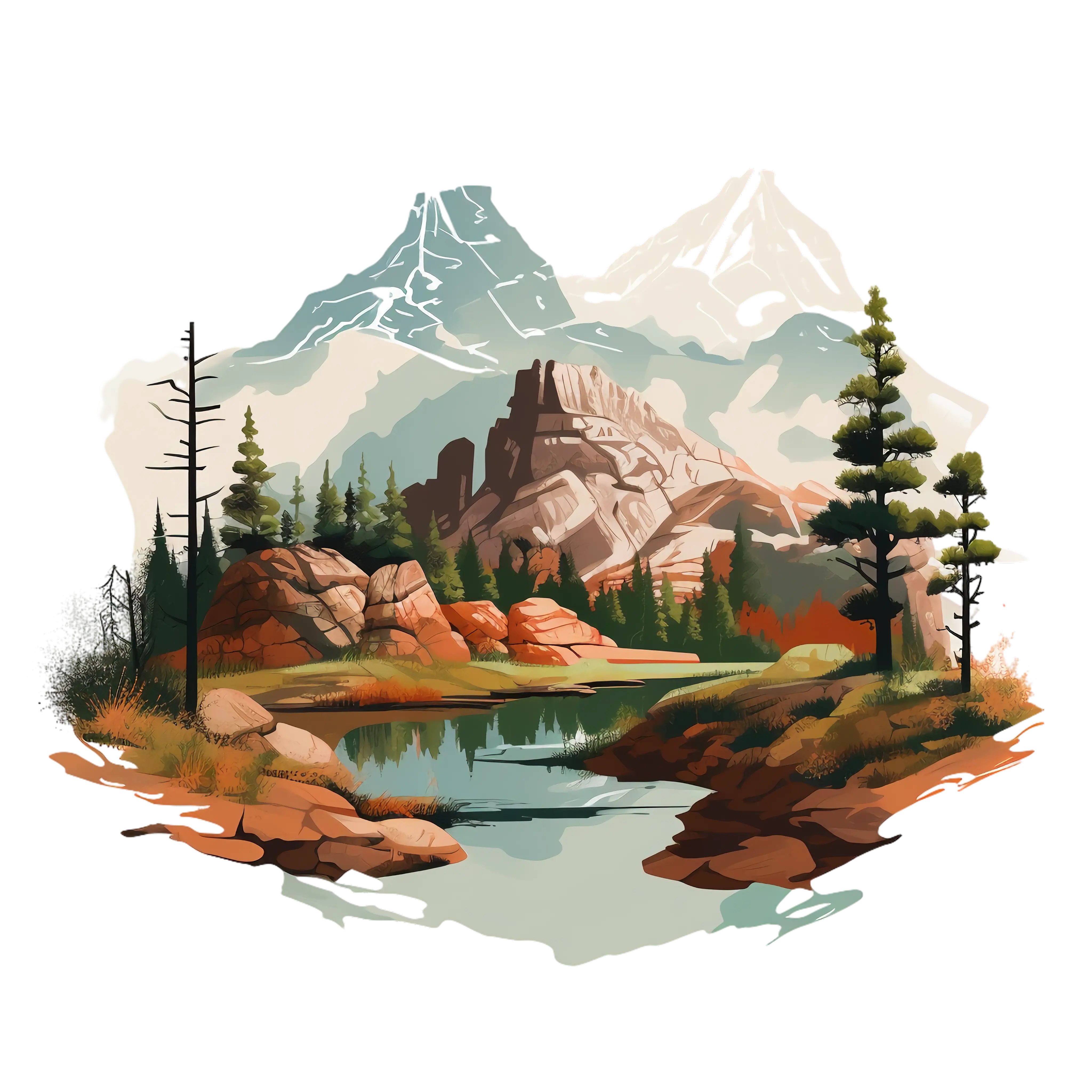 Beautiful Mountain Landscape