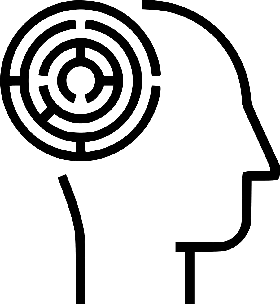 Head with Maze Inside