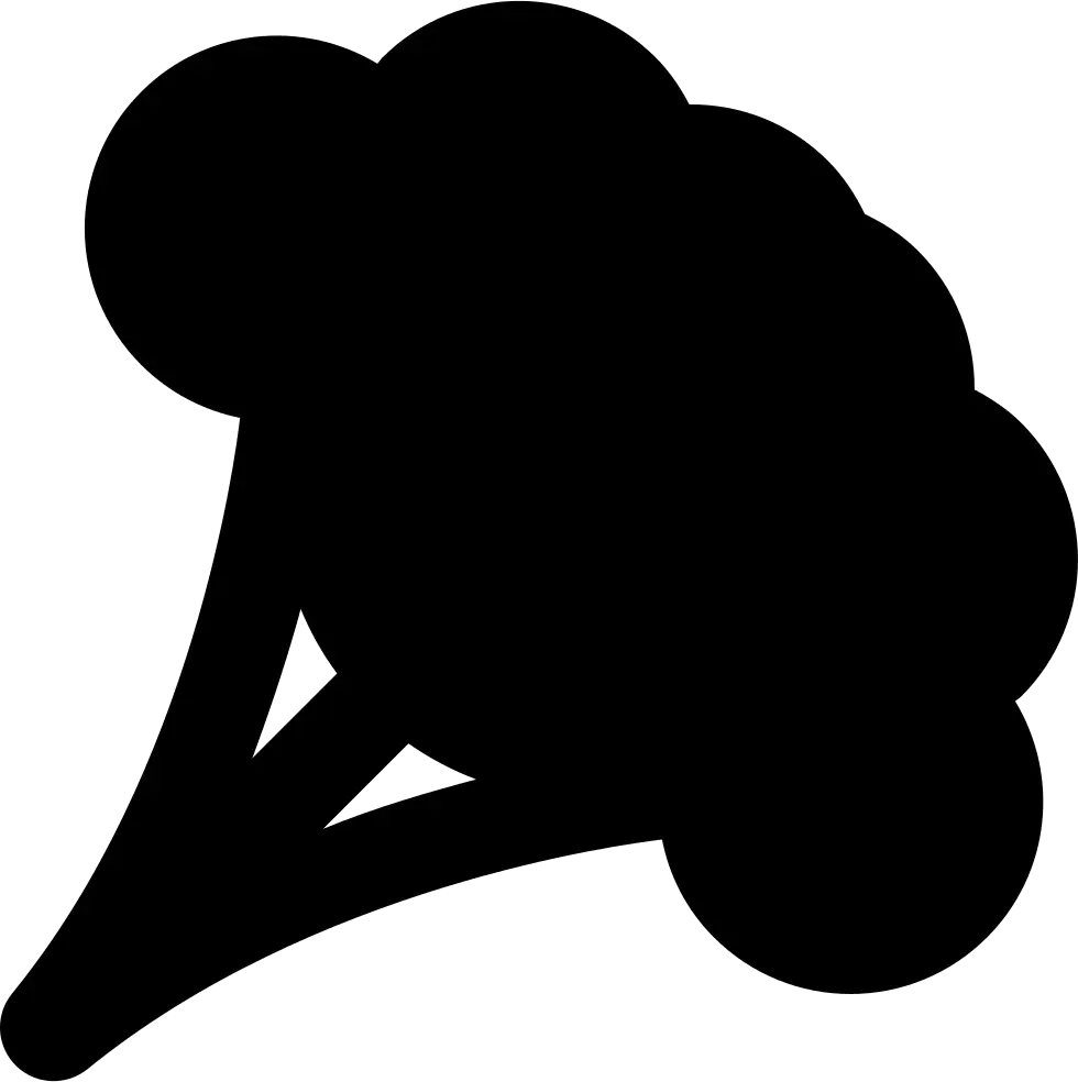 Broccoli Silhouette Illustration